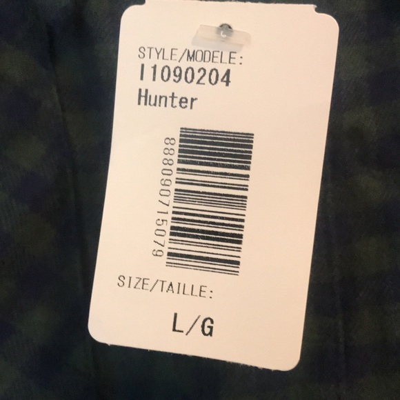 NWT Crooks and castles plaid flannel button up shirt - Picture 3 of 3